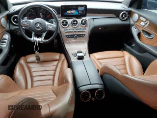 2020 Mercedes-Benz C 43 AMG z VIN W1KWF6EB4LR585855, wystawiony jako Copart lot #54072045 z przebiegiem 46 916 mil mil oraz Szkoda całkowita • Salvage title. Historia ofert i sprzedaży dostępna na DreamBid. Obrazek 8.