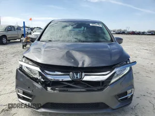 2020 Honda Odyssey Elite with VIN 5FNRL6H91LB023846, listed as a Copart auction lot 48240135 with 92,400 mi miles and Salvage title. Bid and sale history available at DreamBid. Image 5.