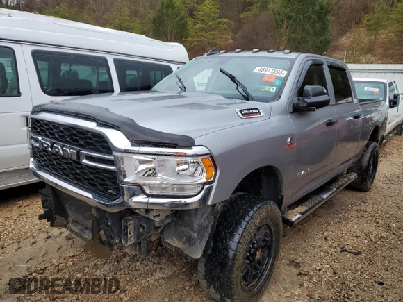 2020 Ram 2500 Tradesman with VIN 3C6UR5CL2LG239776, listed as a Copart auction lot 46911595 with 67,838 mi miles and Salvage Title. Bid and sale history available at carsss.com. Image 1.