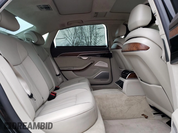 2020 Audi A8 L with VIN WAU8EAF85LN013807, listed as a Copart auction lot 47556075 with 44,921 mi miles and Salvage Title. Bid and sale history available at carsss.com. Image 10.