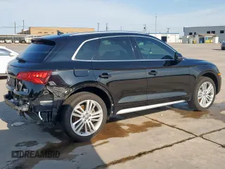 2018 Audi Q5 Premium Plus with VIN WA1BNAFY9J2200937, listed as a Copart auction lot 57279055 with 90,416 mi miles and Salvage title. Bid and sale history available at DreamBid. Image 3.