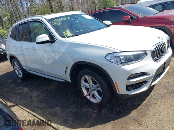2021 BMW X3 xDrive30i with VIN 5UXTY5C09M9G13266, listed as a IAAI auction lot 41835837 with 72,040 mi miles and . Bid and sale history available at DreamBid. Image 1.