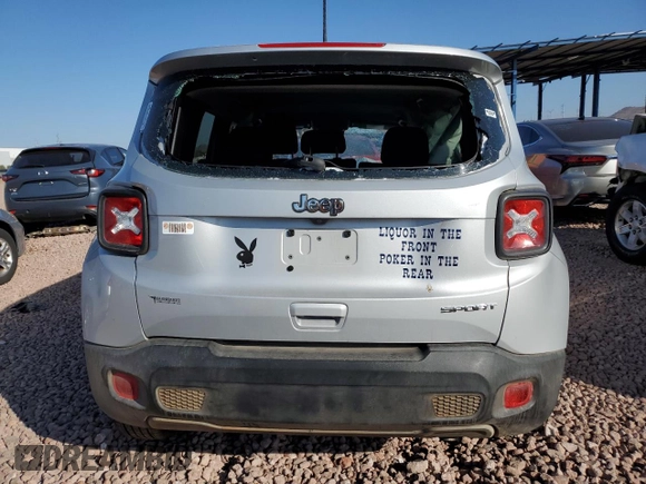 2021 Jeep Renegade Sport с VIN ZACNJCAB5MPM24663, выставлен на аукционе Copart как лот 43451235 с пробегом 46 366 миль миль и Списание • Salvage title. История ставок и продаж доступна на DreamBid. Изображение 6.