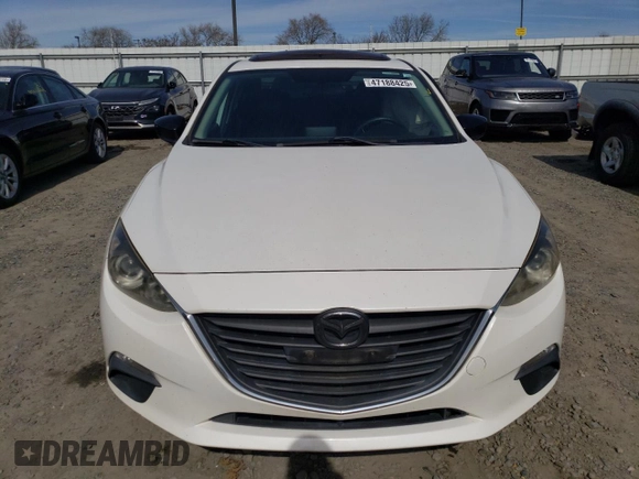 2014 Mazda 3 i Grand Touring with VIN JM1BM1W71E1200216, listed as a Copart auction lot 47188425 with 80,689 mi miles and Salvage Title. Bid and sale history available at carsss.com. Image 5.