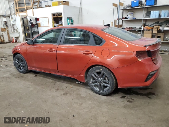 2021 Kia Forte GT-Line with VIN 3KPF34AD7ME401066, listed as a Copart auction lot 44396335 with 114,538 mi miles and Salvage Title. Bid and sale history available at carsss.com. Image 2.