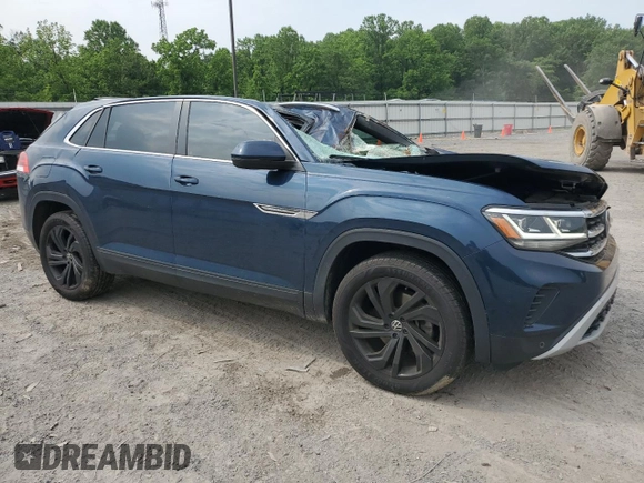 2020 Volkswagen Atlas SEL with VIN 1V2ME2CA2LC209938, listed as a Copart auction lot 59866725 with 73,484 mi miles and Salvage title. Bid and sale history available at DreamBid. Image 4.