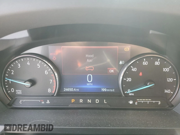 2022 Ford Explorer XLT with VIN 1FMSK8DH1NGB72503, listed as a Copart auction lot 51322615 with 24,650 mi miles and Salvage Title. Bid and sale history available at DreamBid. Image 9.