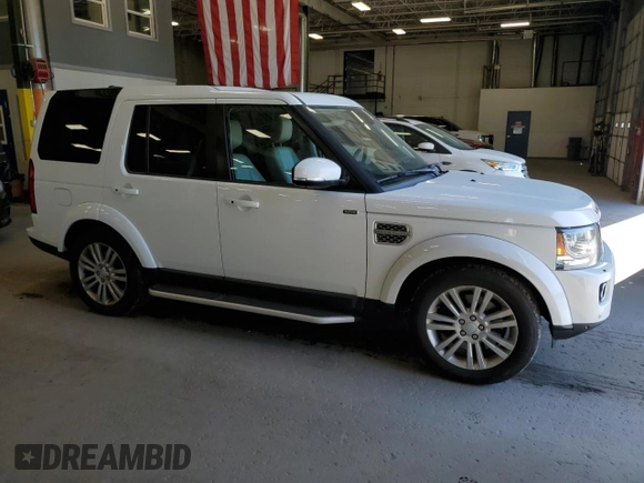 2016 Land Rover LR4 HSE Lux with VIN SALAK2V68GA789101, listed as a Copart auction lot 55418675 with 144,452 mi miles and Salvage title. Bid and sale history available at DreamBid. Image 4.