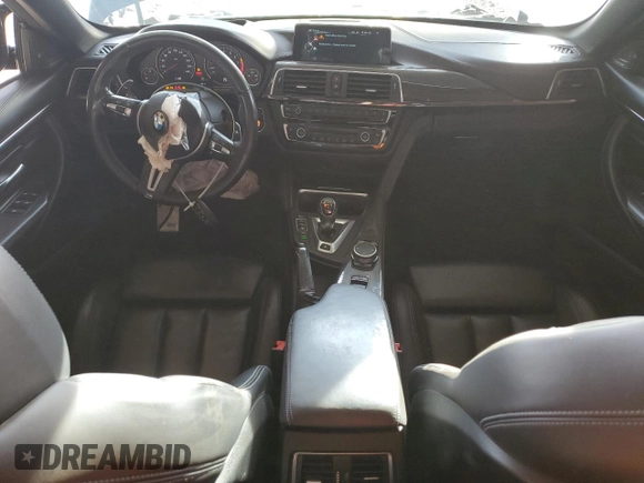 2016 BMW M4 with VIN WBS3U9C53GP968780, listed as a Copart auction lot 46105555 with 87,551 mi miles and Salvage Title. Bid and sale history available at carsss.com. Image 8.