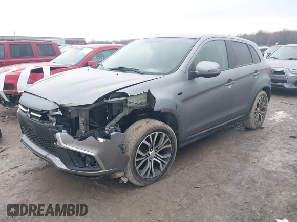 2018 Mitsubishi Outlander Sport ES 2.0 with VIN JA4AR3AU4JZ017680, listed as a IAAI auction lot 41652611 with 116,677 mi miles. Bid and sale history available at carsss.com. Image 2.