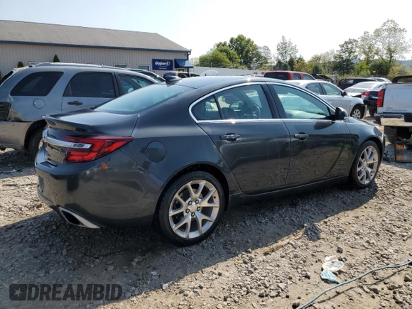 2015 Buick Regal GS with VIN 2G4GT5GX7F9282220, listed as a Copart auction lot 68924944 with 94,885 mi miles and Salvage Title. Bid and sale history available at carsss.com. Image 3.