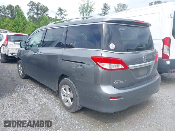 2017 Nissan Quest SV z VIN JN8AE2KP7H9165857, wystawiony jako IAAI lot #42083737 z przebiegiem 194 435 mil mil oraz . Historia ofert i sprzedaży dostępna na DreamBid. Obrazek 3.