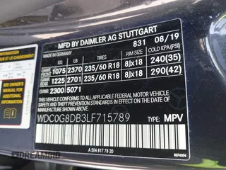 2020 Mercedes-Benz GLC 300 z VIN WDC0G8DB3LF715789, wystawiony jako IAAI lot #42270498 z przebiegiem 88 882 mil mil oraz . Historia ofert i sprzedaży dostępna na DreamBid. Obrazek 9.