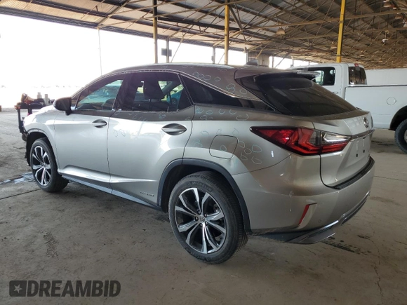 2017 Lexus RX 450h with VIN 2T2BGMCA2HC012194, listed as a Copart auction lot 63119545 with 33,601 mi miles and Salvage title. Bid and sale history available at DreamBid. Image 2.