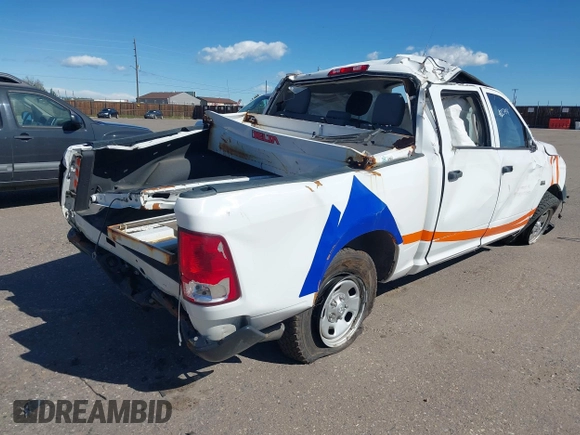2018 Ram 1500 Tradesman with VIN 1C6RR7KTXJS288474, listed as a IAAI auction lot 42278444 with 159,689 mi miles and . Bid and sale history available at DreamBid. Image 4.