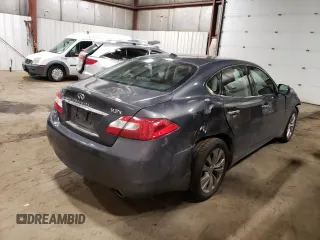 2011 Infiniti M37 with VIN JN1BY1AR8BM376710, listed as a Copart auction lot 79975754 with 64,135 mi miles and Salvage Title. Bid and sale history available at carsss.com. Image 3.