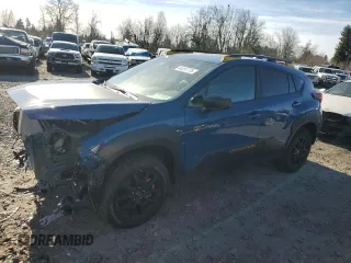 2024 Subaru Crosstrek Wilderness с VIN 4S4GUHU66R3809476, выставлен на аукционе Copart как лот 44491775 с пробегом 3 287 миль миль и Списание • Salvage title. История ставок и продаж доступна на DreamBid. Изображение 1.