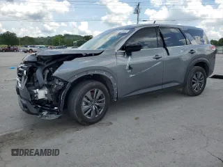 2024 Nissan Pathfinder S with VIN 5N1DR3AC7RC241546, listed as a Copart auction lot 61979645 with 24,407 mi miles and Salvage title. Bid and sale history available at DreamBid. Image 1.