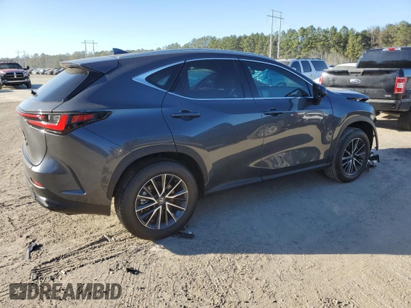 2025 Lexus NX with VIN 2T2GDCAZ6SC021716, listed as a Copart auction lot 83464914 with 29 mi miles and Salvage Title. Bid and sale history available at carsss.com. Image 3.