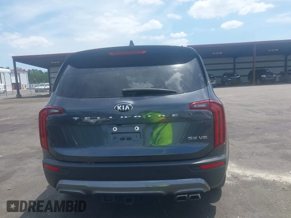 2021 Kia Telluride SX with VIN 5XYP54HC7MG130377, listed as a IAAI auction lot 42172684 with 32,186 mi miles and . Bid and sale history available at DreamBid. Image 16.