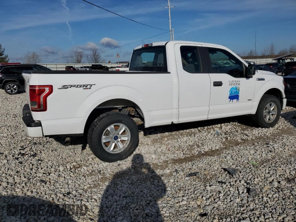 2016 Ford F-150 XLT with VIN 1FTEX1EP7GKD27040, listed as a Copart auction lot 50132265 with 238,104 mi miles and Salvage Title. Bid and sale history available at carsss.com. Image 3.