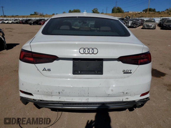 2018 Audi A5 Sportback Prestige with VIN WAUFNCF5XJA066581, listed as a Copart auction lot 72755433 with 68,138 mi miles. Bid and sale history available at carsss.com. Image 6.