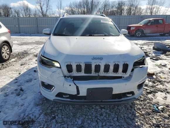2019 Jeep Cherokee Overland with VIN 1C4PJMJX4KD341766, listed as a Copart auction lot 44403875 with 71,806 mi miles and Salvage Title. Bid and sale history available at carsss.com. Image 5.