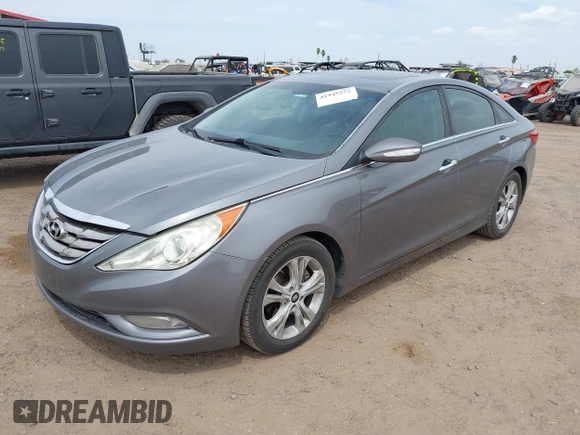 2011 Hyundai Sonata SE with VIN 5NPEC4AC0BH302181, listed as a IAAI auction lot 41945272 with 258,242 mi miles. Bid and sale history available at carsss.com. Image 2.