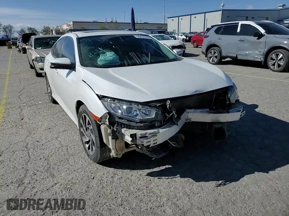 2018 Honda Civic EX with VIN 2HGFC2F77JH507767, listed as a Copart auction lot 50453785 with 153,104 mi miles and Salvage Title. Bid and sale history available at DreamBid. Image 10.