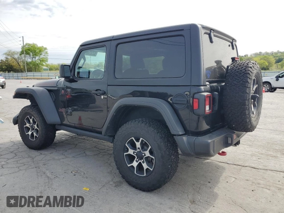 2021 Jeep Wrangler Rubicon with VIN 1C4HJXCG5MW797267, listed as a Copart auction lot 53585825 with 44,496 mi miles and Salvage title. Bid and sale history available at DreamBid. Image 2.