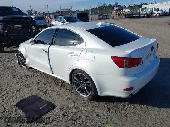 2012 Lexus IS 250 with VIN JTHBF5C28C5182652, listed as a IAAI auction lot 41370825 with 128,220 mi miles and . Bid and sale history available at DreamBid. Image 3.