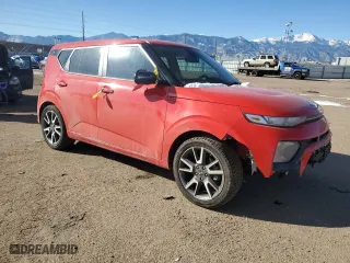 2020 Kia Soul GT-Line with VIN KNDJ63AU5L7081661, listed as a Copart auction lot 88968445 with 55,640 mi miles and Salvage Title. Bid and sale history available at carsss.com. Image 4.