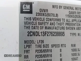 2007 Chevrolet Equinox LS z VIN 2CNDL13F276238895, wystawiony jako IAAI lot #42037472 z przebiegiem 157 808 mil mil oraz . Historia ofert i sprzedaży dostępna na DreamBid. Obrazek 9.