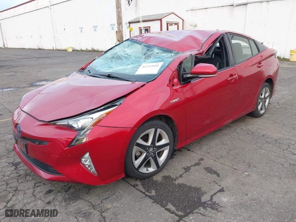 2017 Toyota Prius Two with VIN JTDKARFU6H3053851, listed as a IAAI auction lot 41252841 with 117,671 mi miles. Bid and sale history available at carsss.com. Image 17.