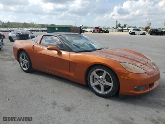 2007 Chevrolet Corvette with VIN 1G1YY26U075113311, listed as a Copart auction lot 51812195 with 107,798 mi miles and Clean Title. Bid and sale history available at carsss.com. Image 4.