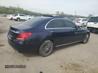 2015 Mercedes-Benz C 300 Luxury with VIN 55SWF4KB7FU081506, listed as a Copart auction lot 55340195 with 140,231 mi miles and Clean Title. Bid and sale history available at carsss.com. Image 3.