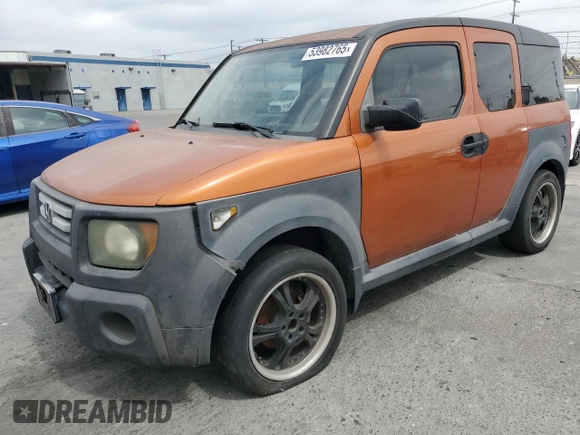 2008 Honda Element LX with VIN 5J6YH18368L012254, listed as a Copart auction lot 53982765 with 97,721 mi miles and Salvage Title. Bid and sale history available at DreamBid. Image 1.