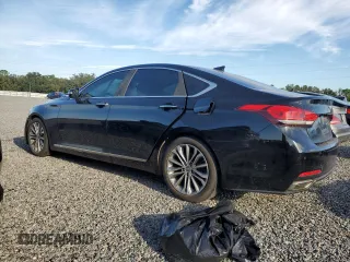 2016 Hyundai Genesis 3.8L with VIN KMHGN4JE8GU107099, listed as a Copart auction lot 73823554 with 0 mi miles and Salvage Title. Bid and sale history available at carsss.com. Image 2.