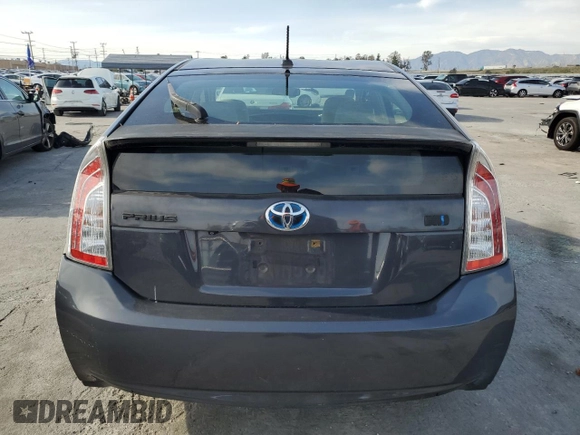 2013 Toyota Prius One with VIN JTDKN3DU3D1634573, listed as a Copart auction lot 48707415 with 122,994 mi miles and Salvage Title. Bid and sale history available at carsss.com. Image 6.