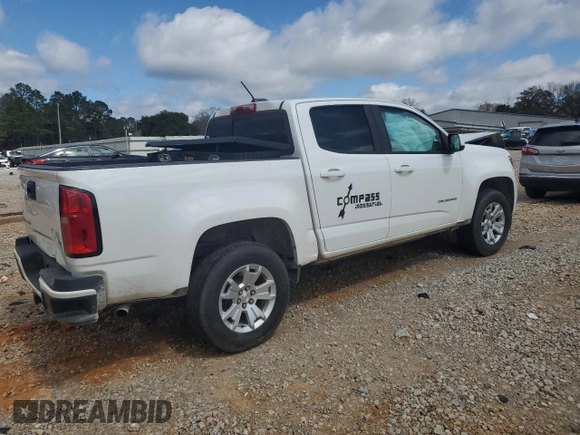 2022 Chevrolet Colorado 2WD LT with VIN 1GCGSCEN5N1105004, listed as a Copart auction lot 48079055 with 182,743 mi miles and Salvage title. Bid and sale history available at DreamBid. Image 3.