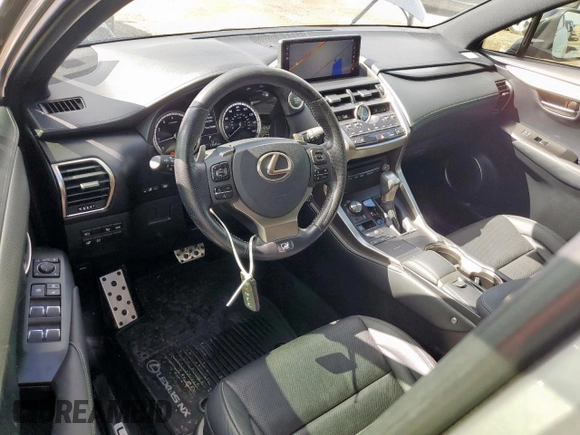 2020 Lexus NX 300 F Sport with VIN JTJSARBZ9L2169655, listed as a Copart auction lot 61182395 with 13,545 mi miles and Salvage title. Bid and sale history available at DreamBid. Image 8.