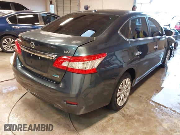 2014 Nissan Sentra S with VIN 3N1AB7AP2EY327907, listed as a IAAI auction lot 41341622 with 149,698 mi miles. Bid and sale history available at carsss.com. Image 4.