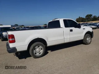 2007 Ford F-150 XL with VIN 1FTRF12W07KD42379, listed as a Copart auction lot 54146995 with 168,649 mi miles and Clean Title. Bid and sale history available at carsss.com. Image 3.