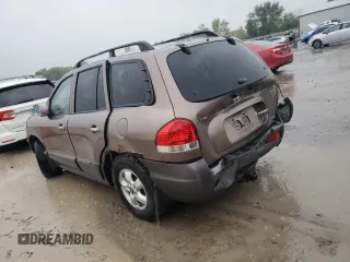 2005 Hyundai Santa Fe GLS with VIN KM8SC73EX5U001216, listed as a Copart auction lot 72630284 with 0 mi miles and Salvage Title. Bid and sale history available at carsss.com. Image 2.
