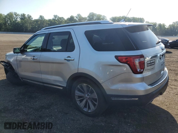 2018 Ford Explorer Limited z VIN 1FM5K7F83JGB67544, wystawiony jako Copart lot #61253265 z przebiegiem 78 297 mil mil oraz Szkoda całkowita • Salvage title. Historia ofert i sprzedaży dostępna na DreamBid. Obrazek 2.