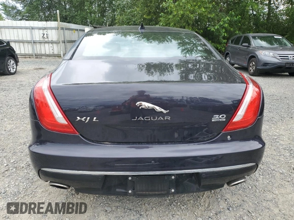 2016 Jaguar XJ Portfolio with VIN SAJWJ2GDXG8V93228, listed as a Copart auction lot 62832115 with 45,536 mi miles and Salvage title. Bid and sale history available at DreamBid. Image 6.