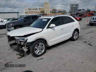 2017 Audi Q3 Premium with VIN WA1BCCFS7HR015994, listed as a Copart auction lot 42744703 with 96,778 mi miles. Bid and sale history available at carsss.com. Image 1.