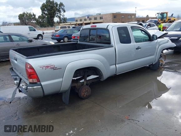 2005 Toyota Tacoma with VIN 5TEUU42NX5Z141199, listed as a IAAI auction lot 41569320 with 221,353 mi miles and . Bid and sale history available at DreamBid. Image 4.