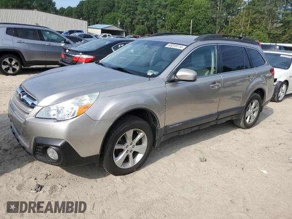 2014 Subaru Outback 2.5i Premium with VIN 4S4BRBCC0E3289186, listed as a Copart auction lot 65518114 with 166,162 mi miles and Salvage Title. Bid and sale history available at carsss.com. Image 1.