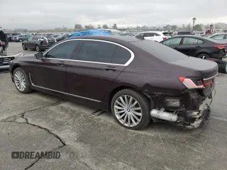 2020 BMW 7 Series 740i with VIN WBA7T2C04LCD14332, listed as a Copart auction lot 48348235 with 68,401 mi miles and Salvage title. Bid and sale history available at DreamBid. Image 2.